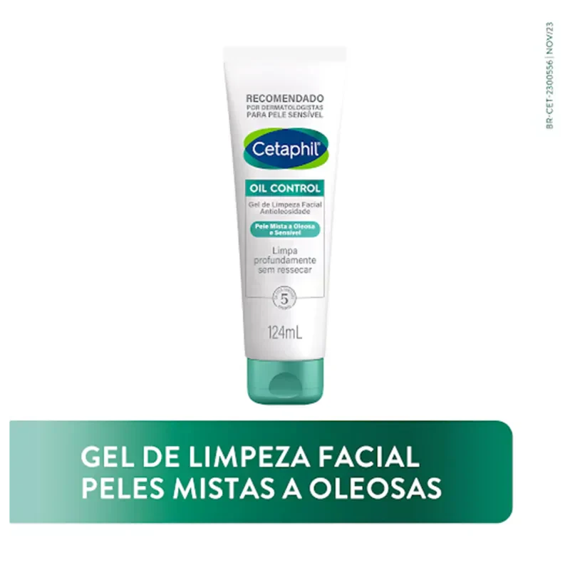 Cetaphil Oil Control – Gel de Limpeza Facial 124ml