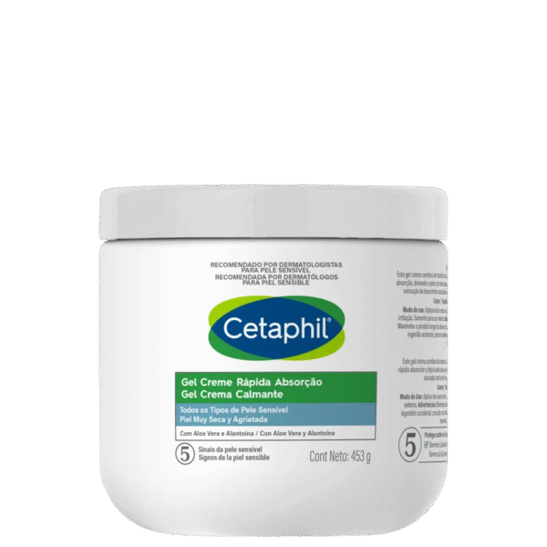Cetaphil com Aloe Vera Rápida Absorção – Gel Creme Hidratante Corporal 226g