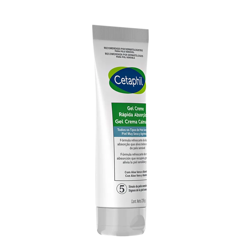 Cetaphil com Aloe Vera Rápida Absorção – Gel Creme Hidratante Corporal 226g