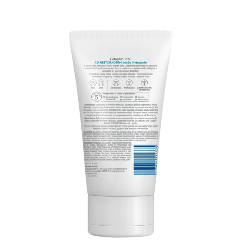 Cetaphil Pro AD Restoraderm – Loção Hidratante Hipoalergênica 145ml