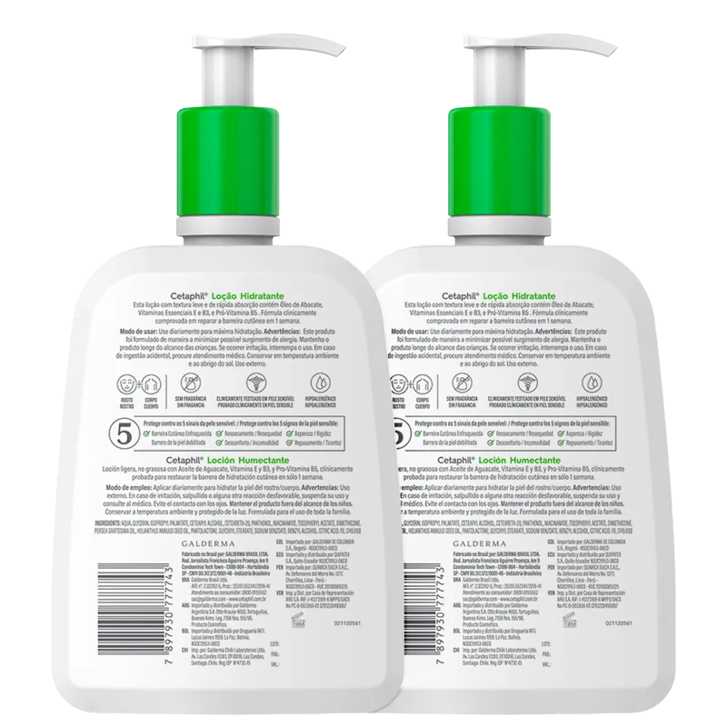 Kit Cetaphil Loção Hidratante Corporal e Facial (2 Unidades)