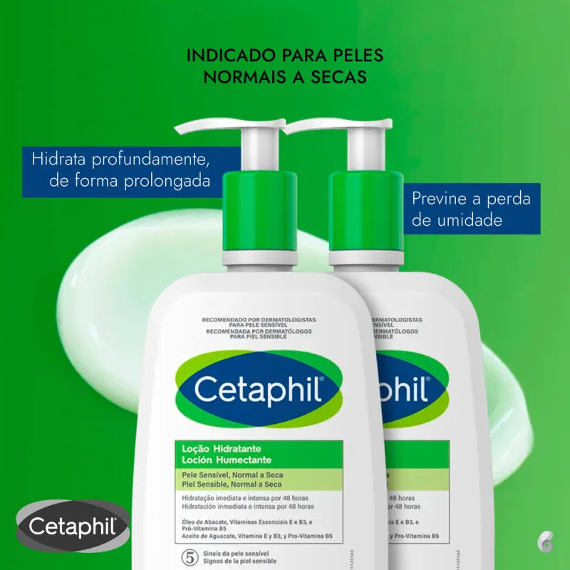 Kit Cetaphil Loção Hidratante Corporal e Facial (2 Unidades)