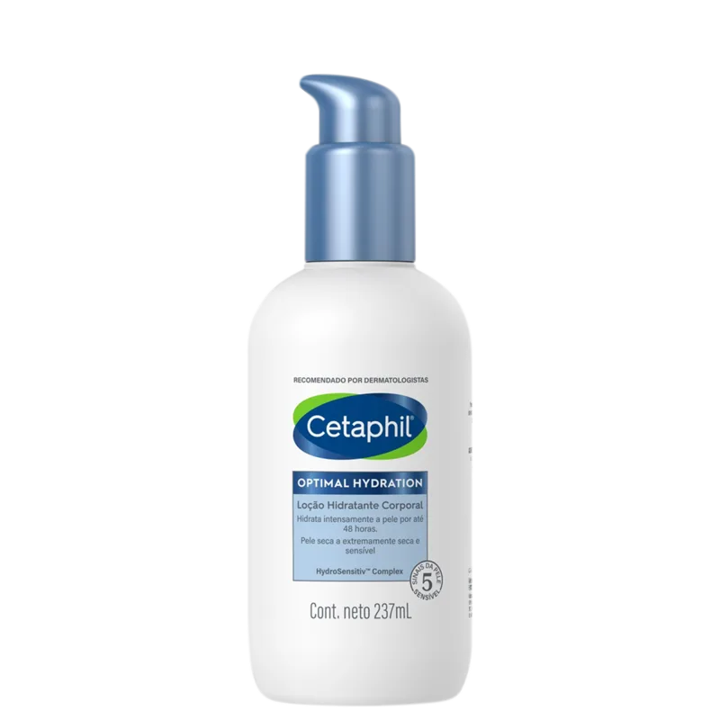 Cetaphil Optimal Hydration com Ácido Hialurônico – Loção Hidratante Corporal 237ml