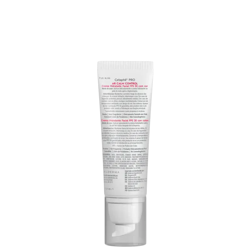 Cetaphil Pro AR Calm Control FPS 30 – Creme Hidratante Facial com Cor 50ml