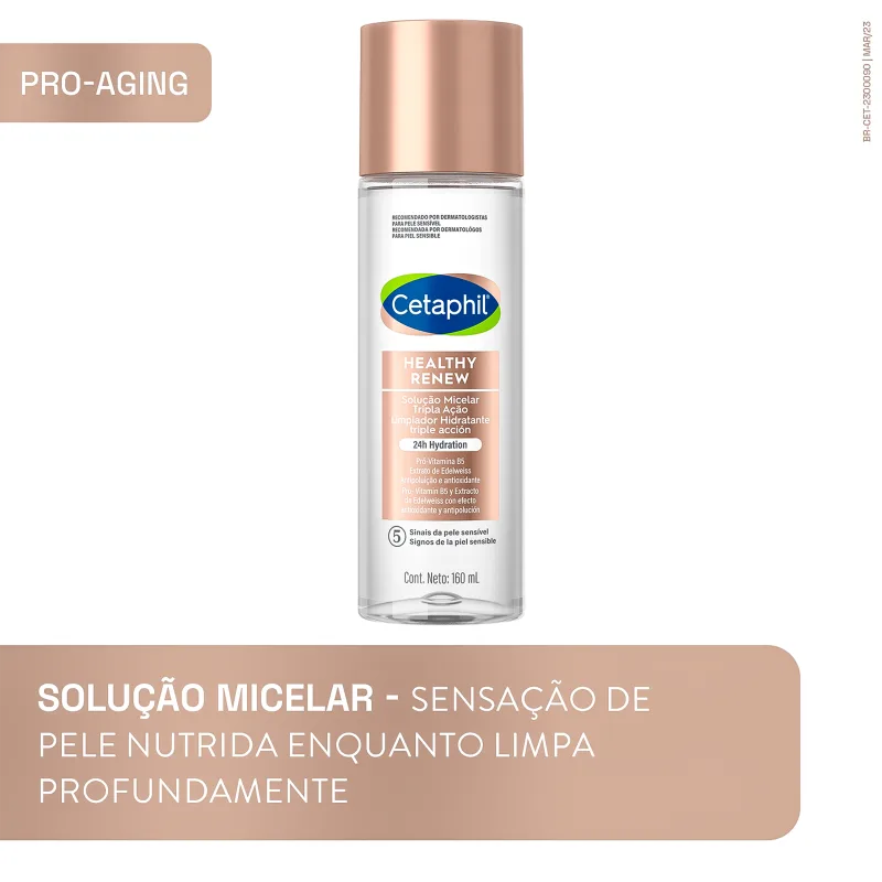 Cetaphil Healthy Renew Tripla Ação – Solução Micelar Hidratante 160ml