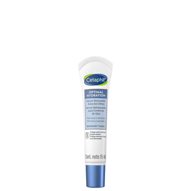 Cetaphil Optimal Hydration com Ácido Hialurônico – Sérum Renovador para Área dos Olhos 15ml