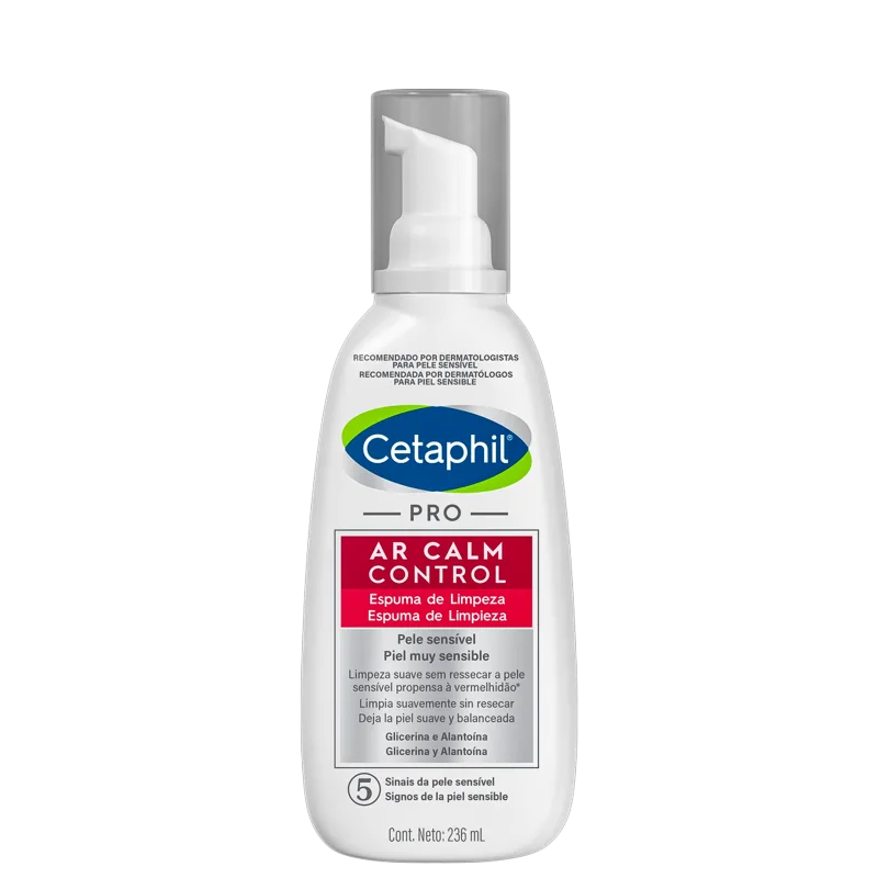 Cetaphil Pro AR Calm Control – Espuma de Limpeza Facial 236ml
