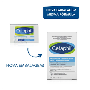 Cetaphil Limpeza Suave – Sabonete em Barra 127g