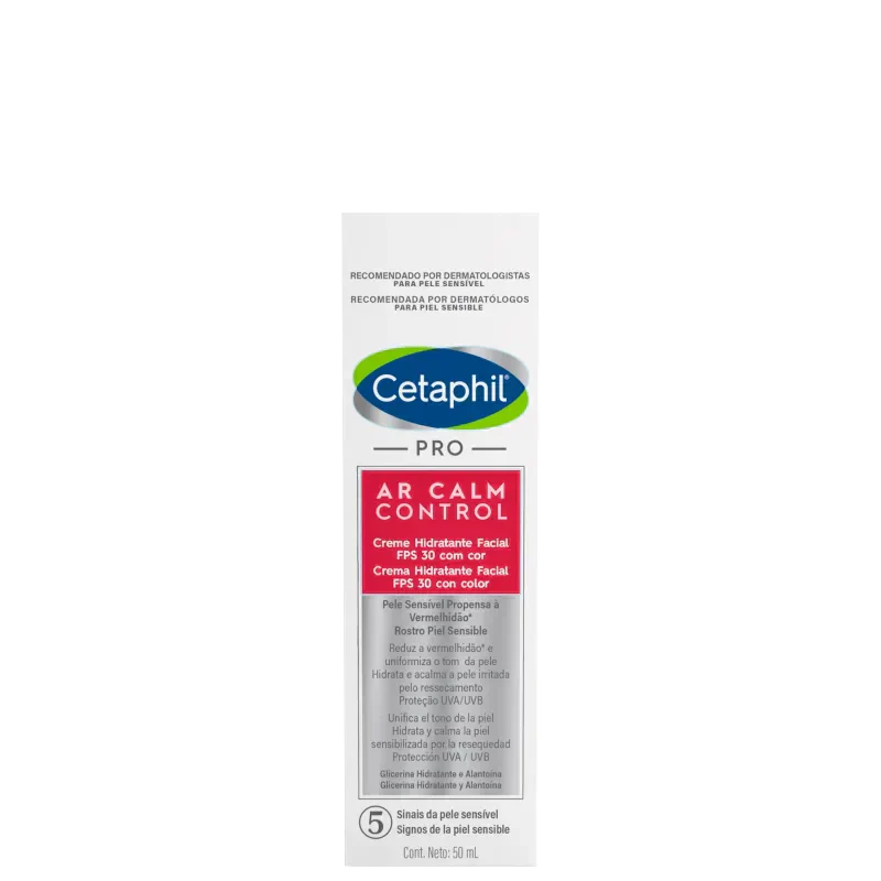Cetaphil Pro AR Calm Control FPS 30 – Creme Hidratante Facial com Cor 50ml