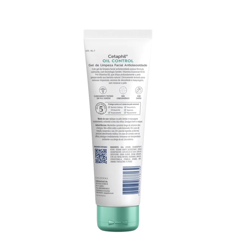 Cetaphil Oil Control – Gel de Limpeza Facial 124ml