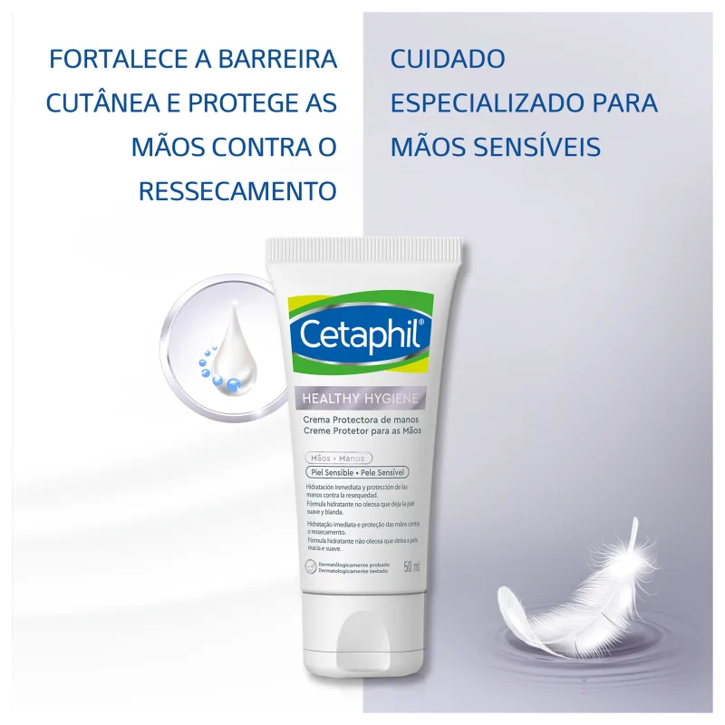 Cetaphil Healthy Hygiene – Creme Hidratante para as Mãos 50ml