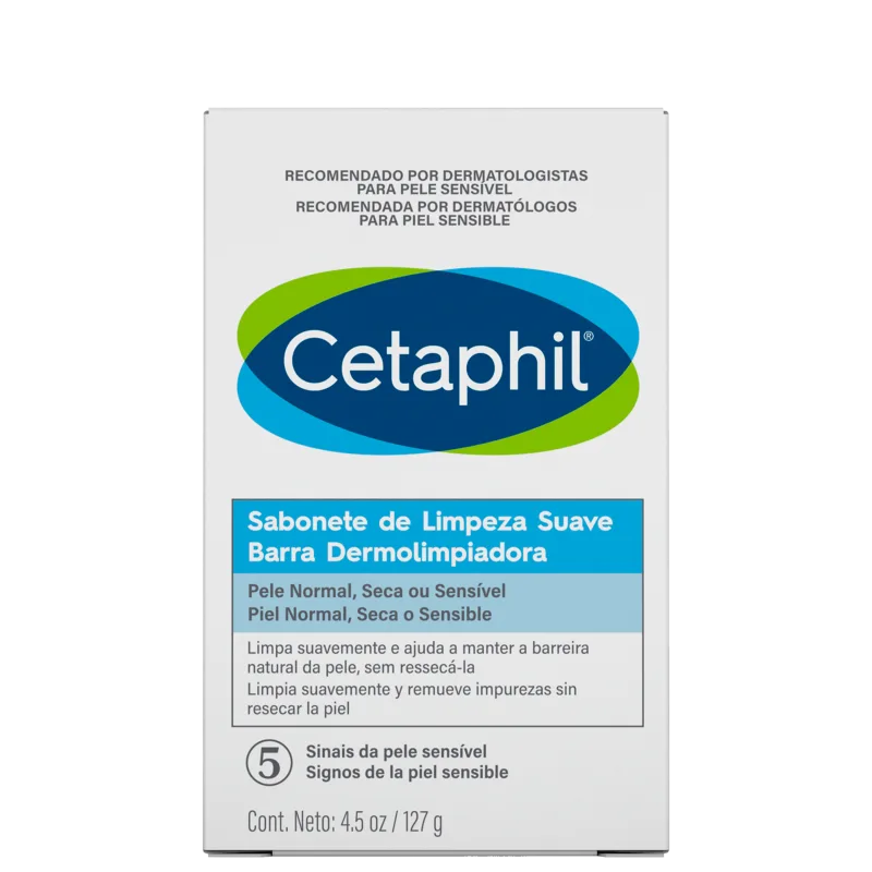 Cetaphil Limpeza Suave – Sabonete em Barra 127g